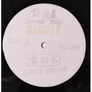 鄧麗盈 溶解我 1986 Hong Kong Promo 12" Single EP Vinyl LP 45轉單曲 電台白版碟香港版黑膠唱片 Joann Tang *READY TO SHIP from Hong Kong***